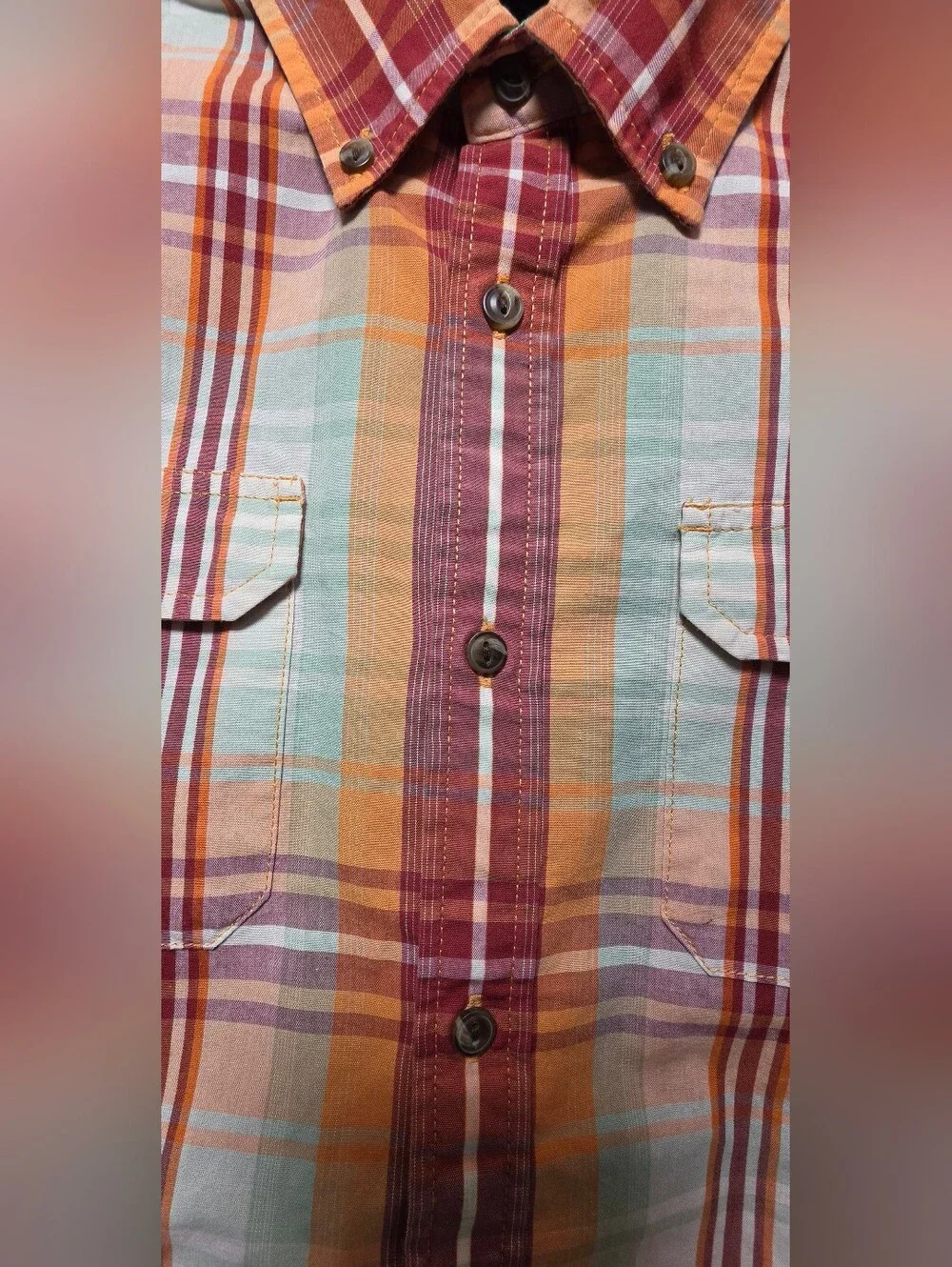 Men's short-sleeve outdoor hiking button-down shirt from The North Face.